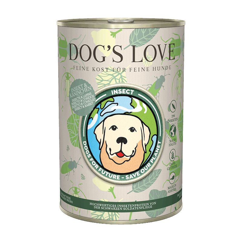 DOG'S LOVE Insekt - Insekt Pur | 6 x 400 g