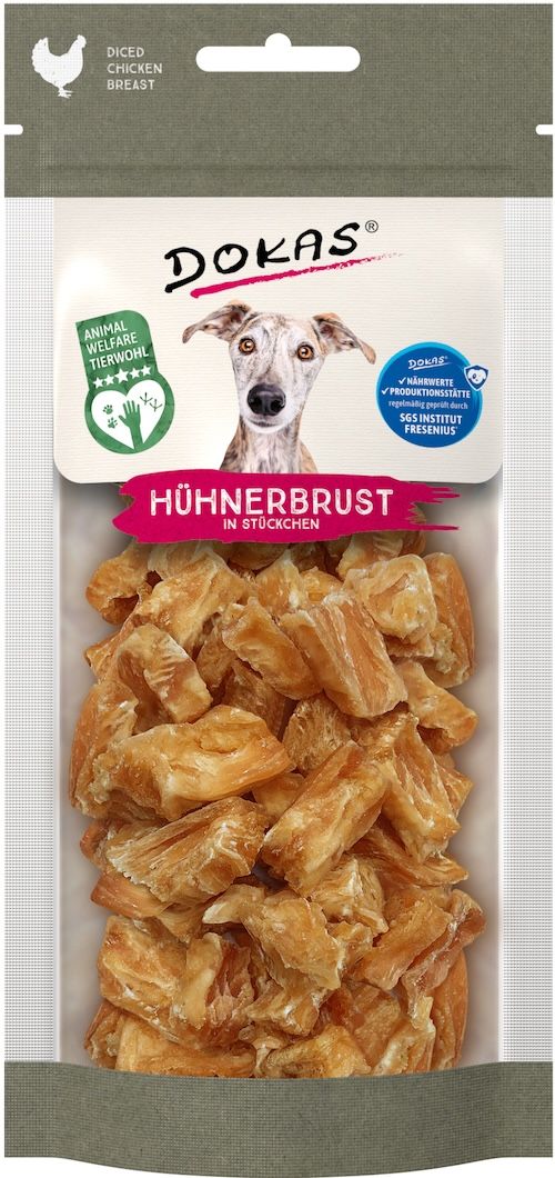 Dokas Hhnerbrust in Stcken - Tierwohl Haltung | 50 g | 50 g | doka00090