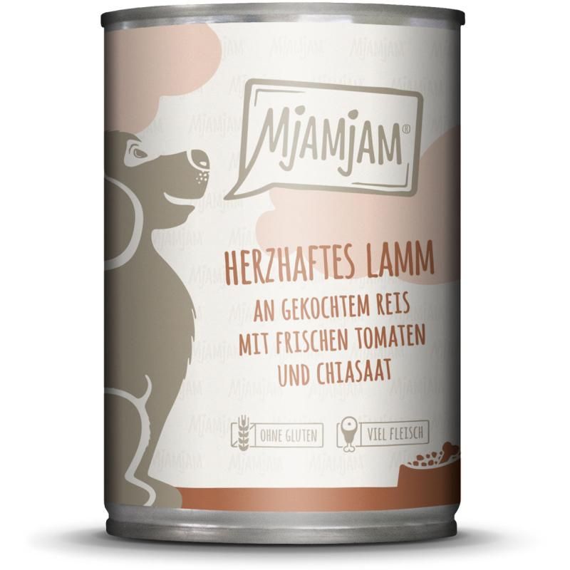 MjAMjAM Dog - Junior - Saftiges Hühnchen mit Ei | 6 x 800 g