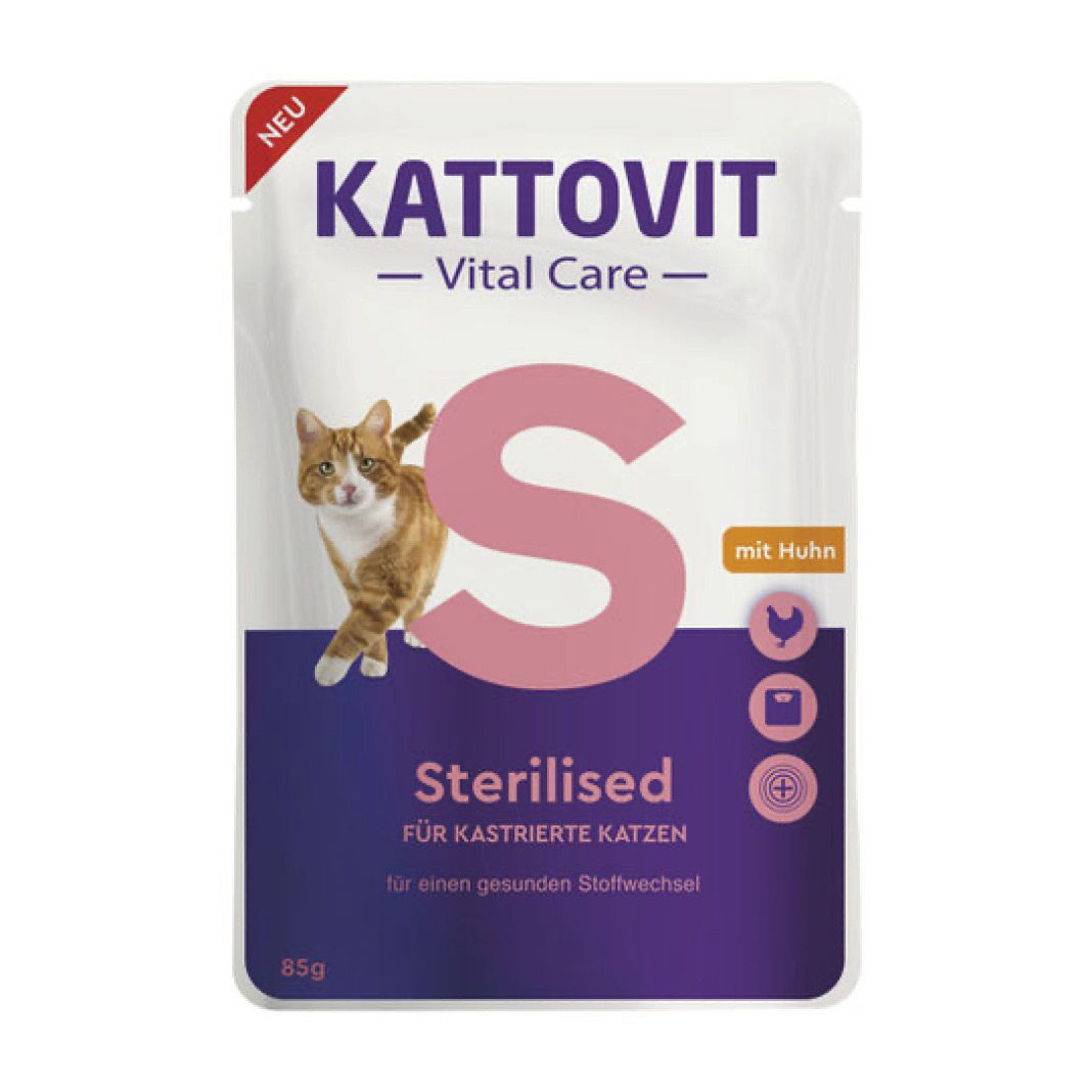 Kattovit Vital Care Sterilised Pouch | 24 x 85 g