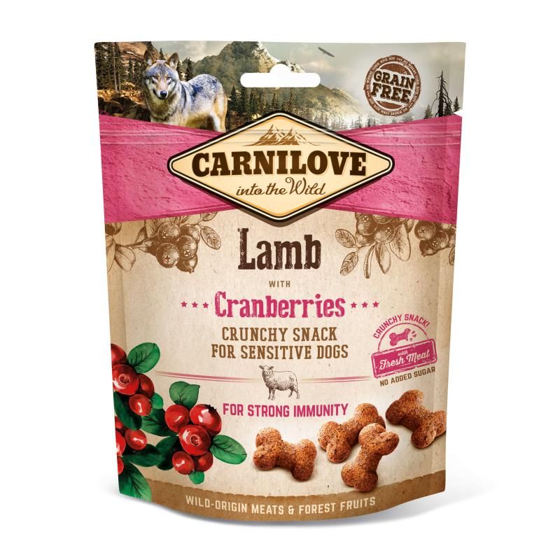 Carnilove Dog - Crunchy Snack - Lamm mit Cranberries | 200 g