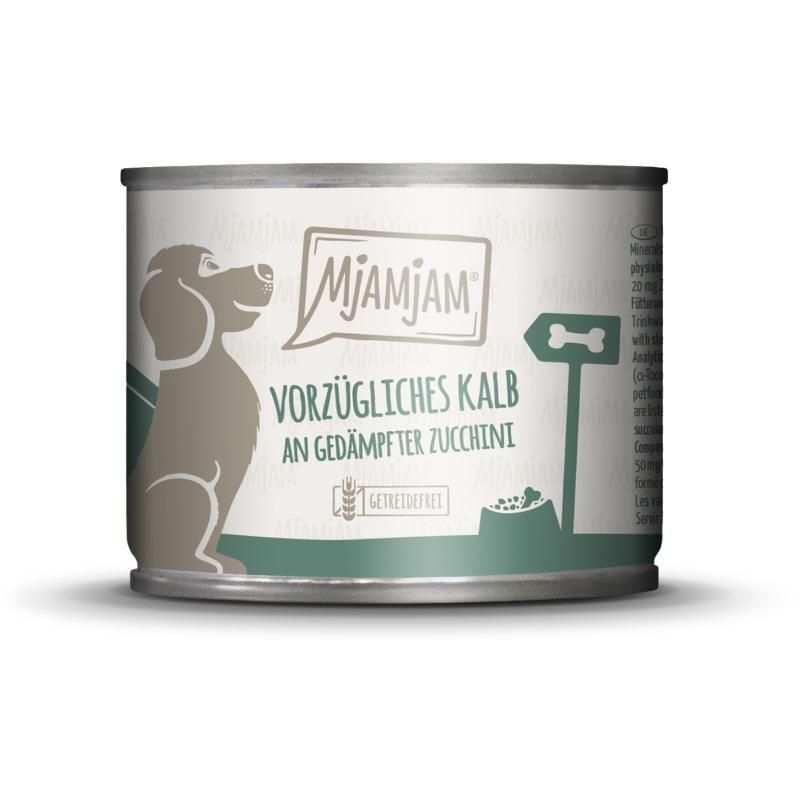 MjAMjAM Dog - Junior - Saftiges Hühnchen mit Ei | 6 x 800 g
