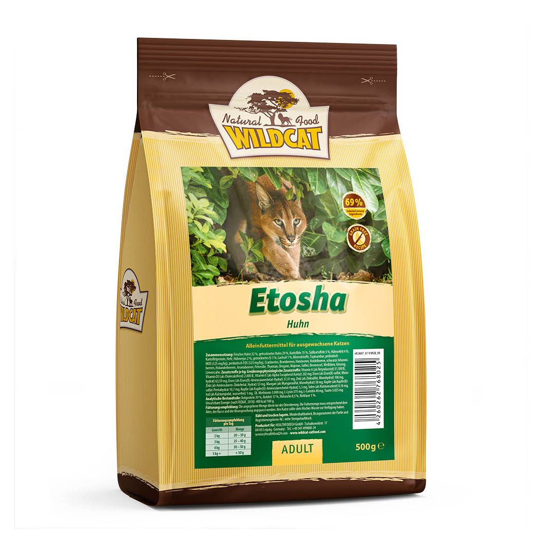 Wildcat Etosha Adult - Huhn | 6 x 500 g