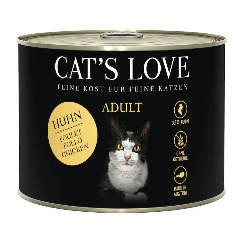 CAT'S LOVE Huhn Pur | 6 x 200 g