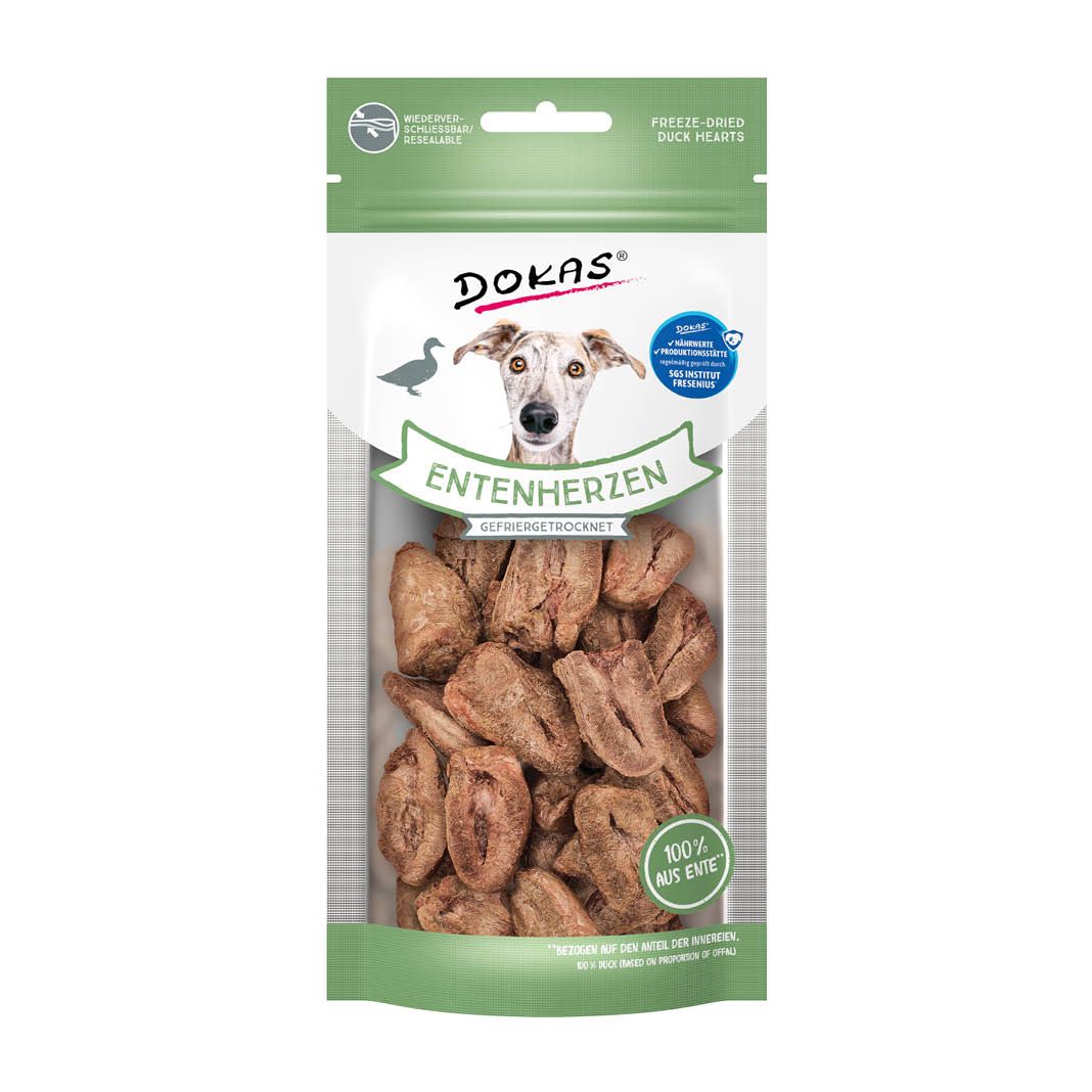 Dokas Entenherzen, gefriergetrocknet | 8 x 22 g