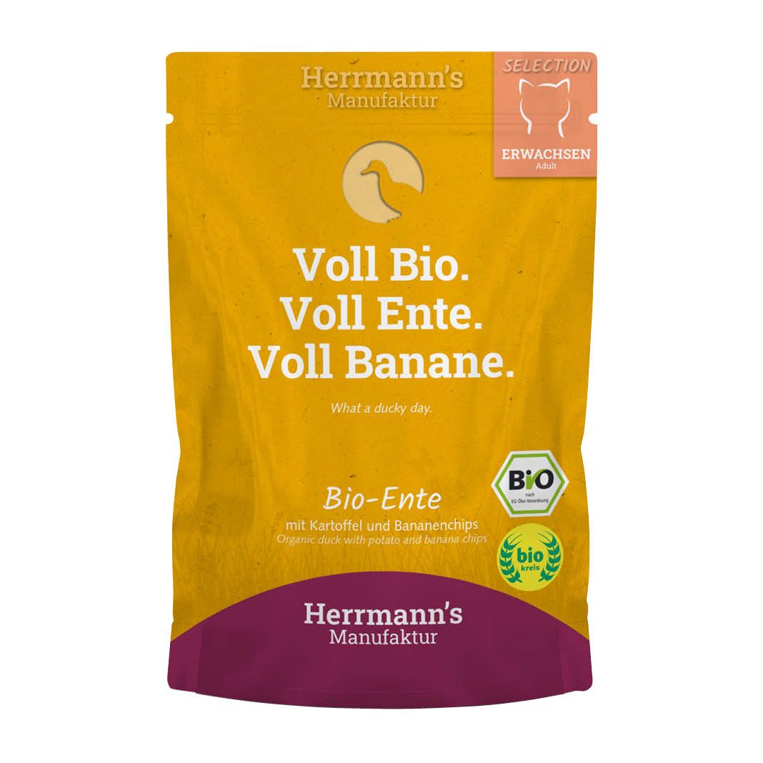 Herrmanns Selection Cat - Kaninchen und Käse | 12 x 200 g