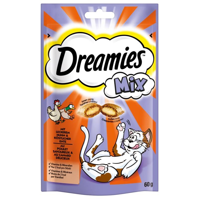 DREAMIES™ Mix mit Huhn und Ente | 6 x 60 g