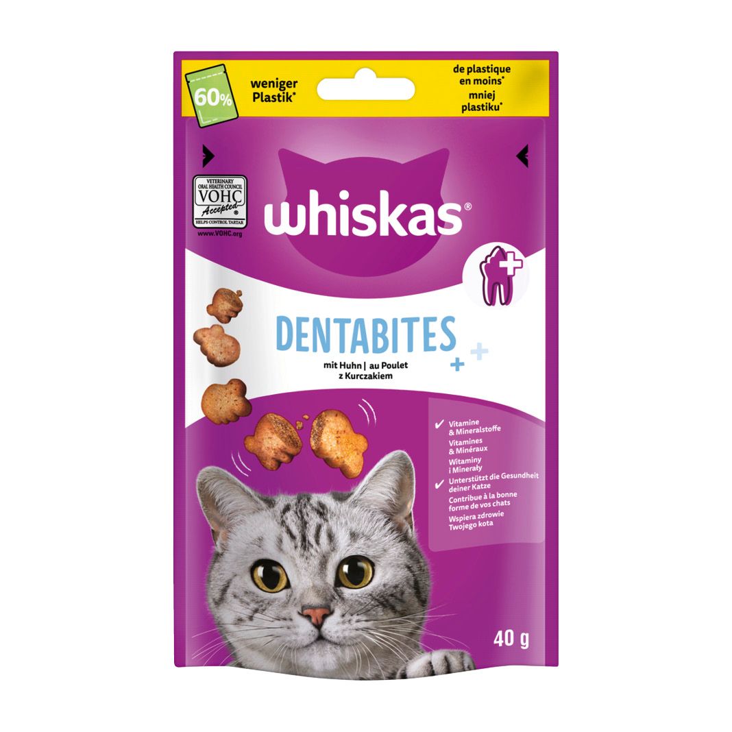 WHISKAS® DENTABITES mit Huhn