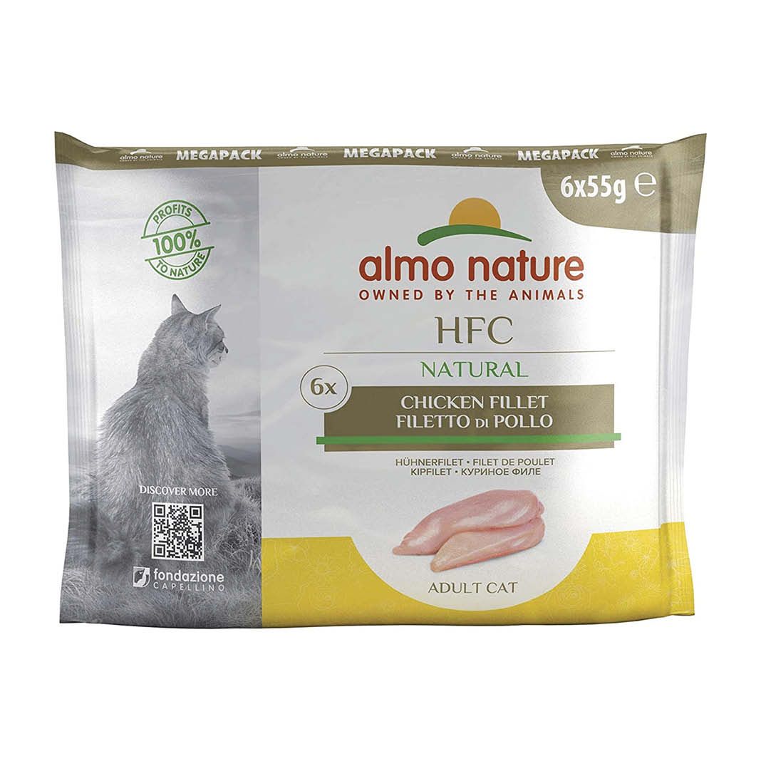 Almo Nature HFC NATURAL Multipack - Hühnerfilet | 6 x 55 g