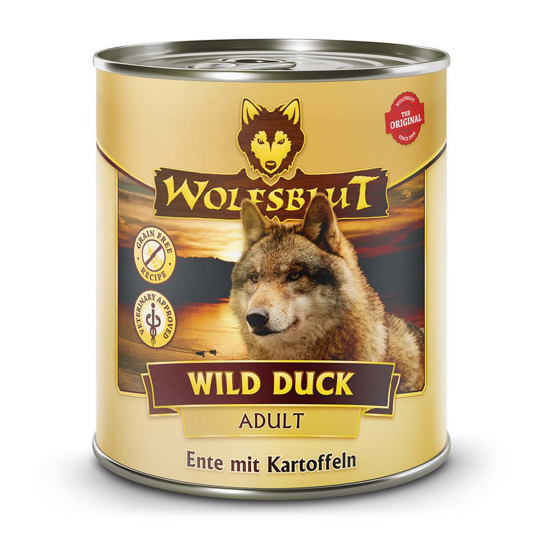 Wolfsblut Wild Duck Adult - Ente mit Kartoffel | 6 x 800 g
