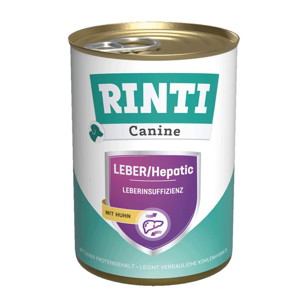 Rinti Canine Leber/Hepatic Huhn | 12 x 400 g