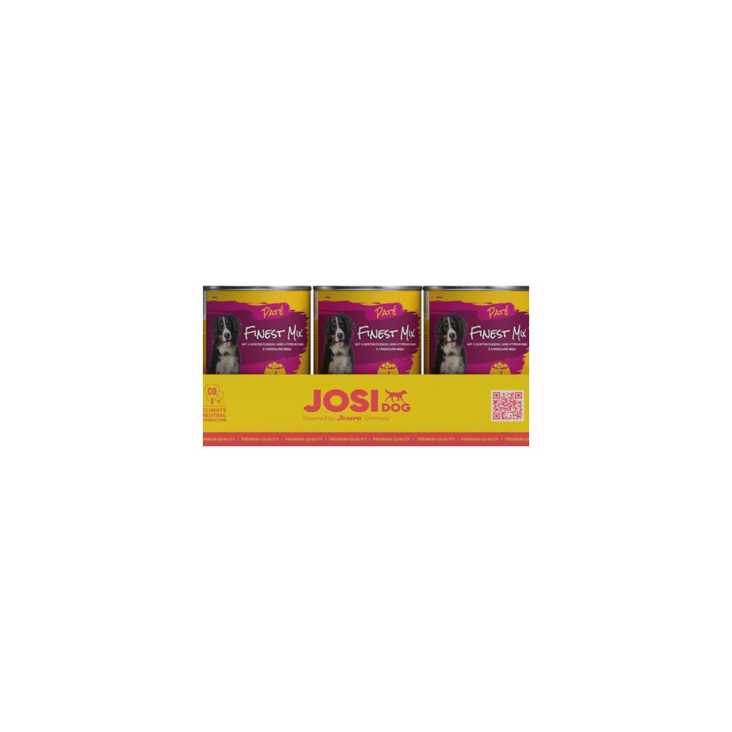 Josera JosiDog Paté Finest Mix (3x4) | 12 x 400 g