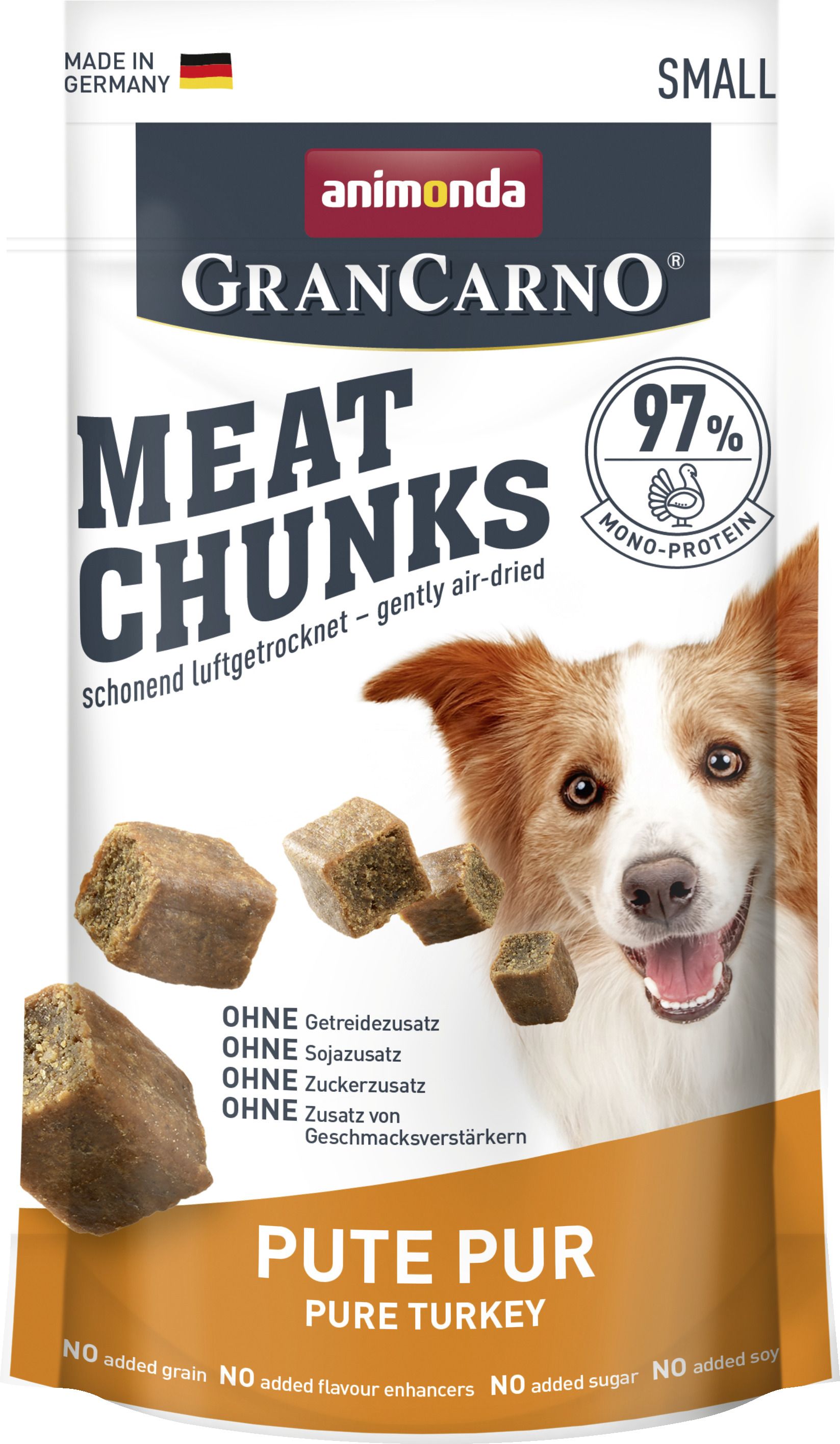 animonda Meat Chunks Adult Pute pur | 8 x 60 g