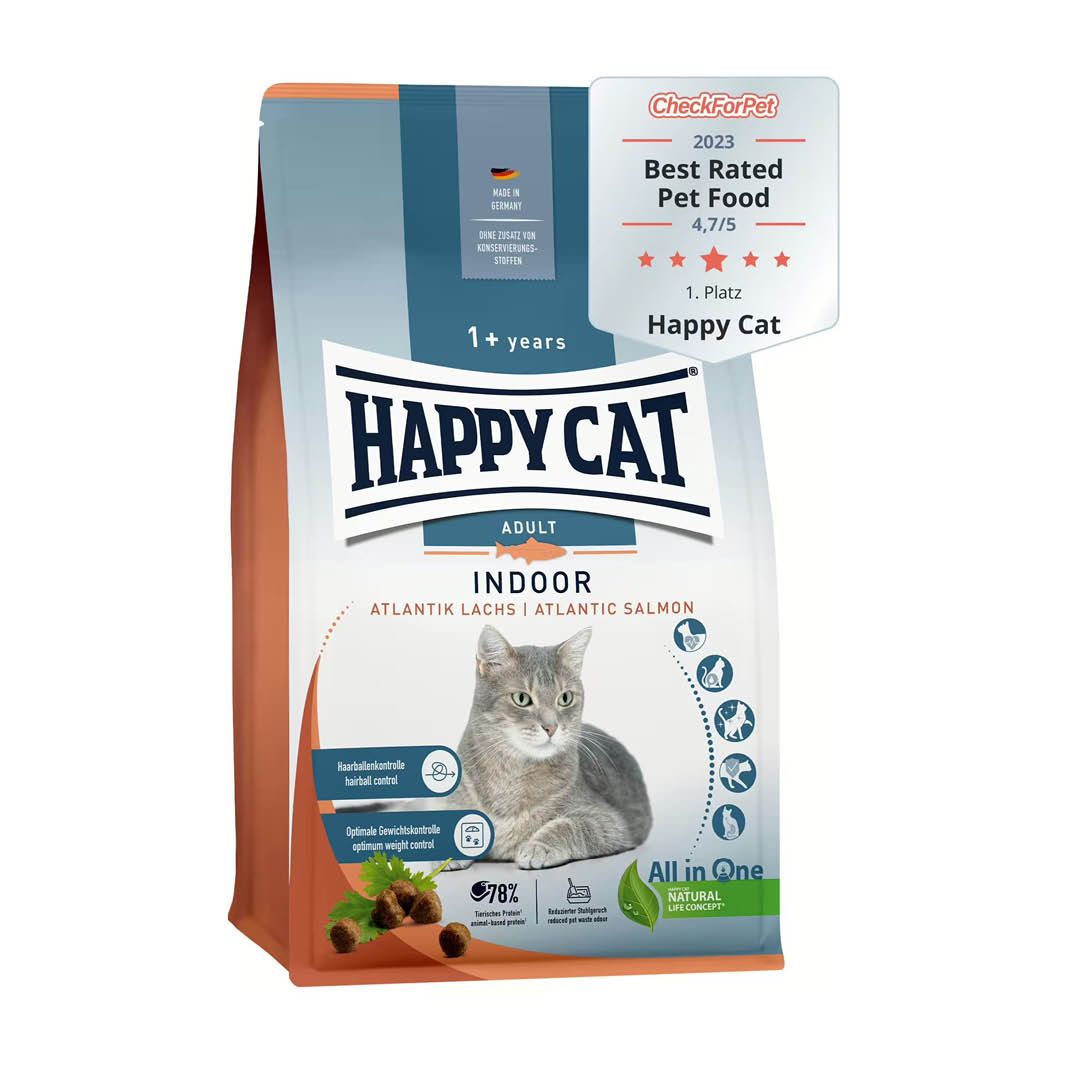 Happy Cat Indoor Adult Atlantik Lachs | 6 x 300 g