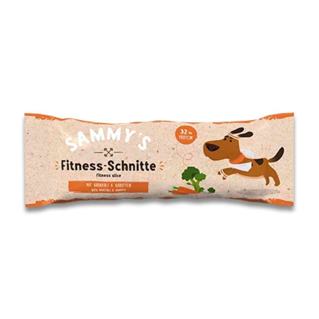 Sammy´s Fitness-Schnitte mit Brokkoli & Karotten | 20 x 25 g