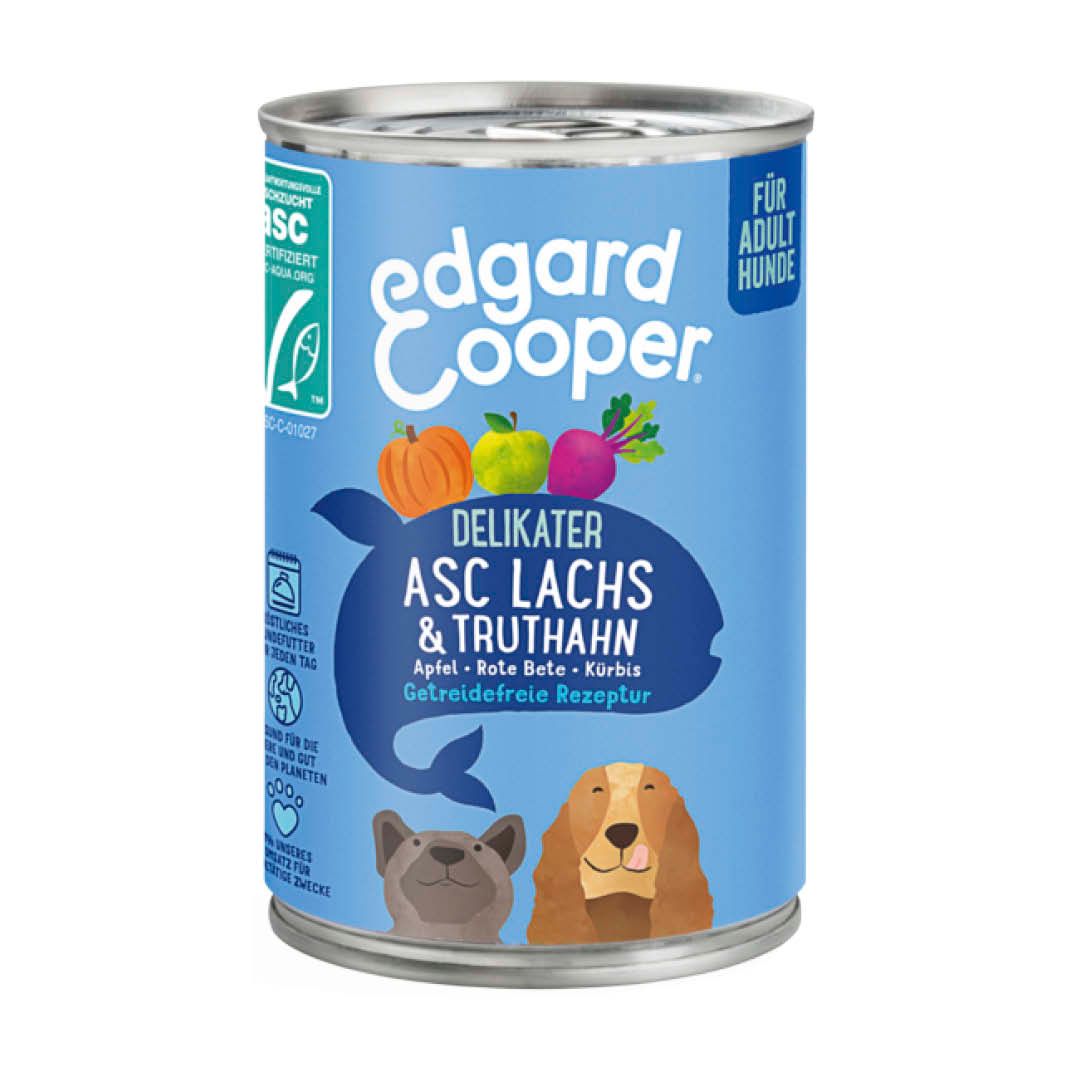 Edgard & Cooper Adult - Lachs & Truthahn mit Apfel | 6 x 400 g