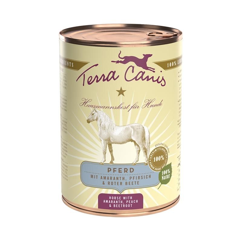 Terra Canis Classic - Pferd mit Amaranth, Pfirsich & Roter Beete | 6 x 400 g