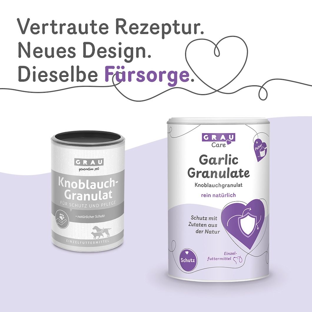 Grau Hund & Katze Knoblauchgranulat | 150 g