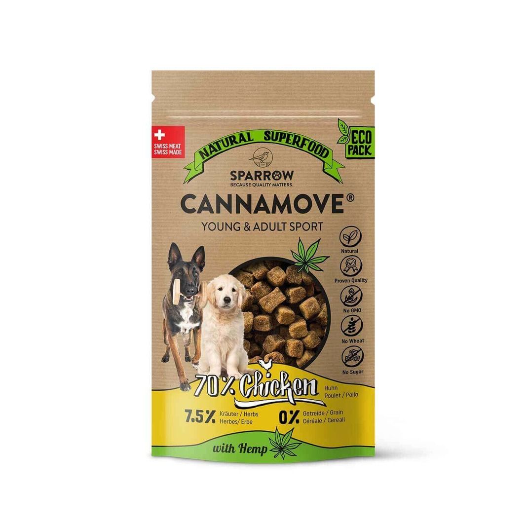 Sparrow - CannaMove Snacks Young & Adult Sport Huhn | 6 x 200 g