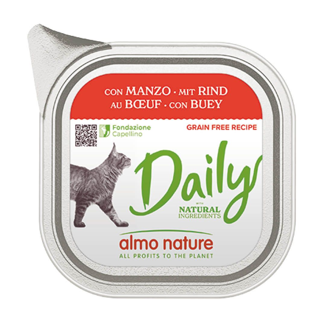 Almo Nature - Daily - Schale - Rind | 32 x 100 g