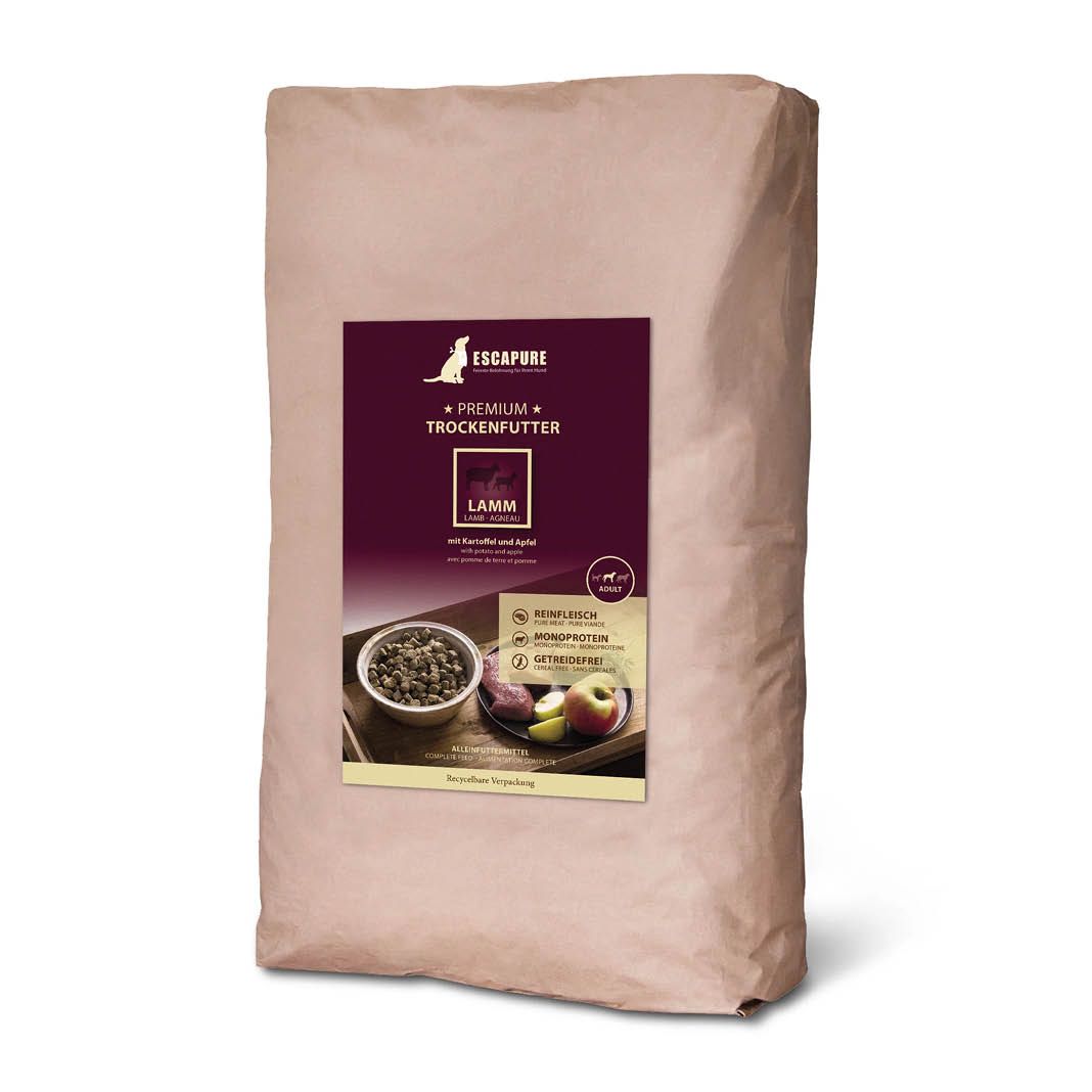 Escapure Trockenfutter Lamm | 12 kg