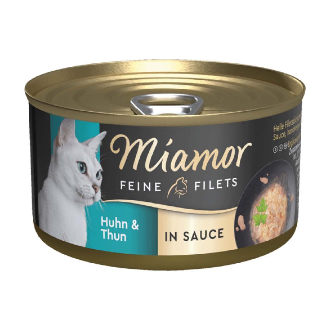 Miamor Feine Filets in Sauce Huhn & Thun | 24 x 85 g