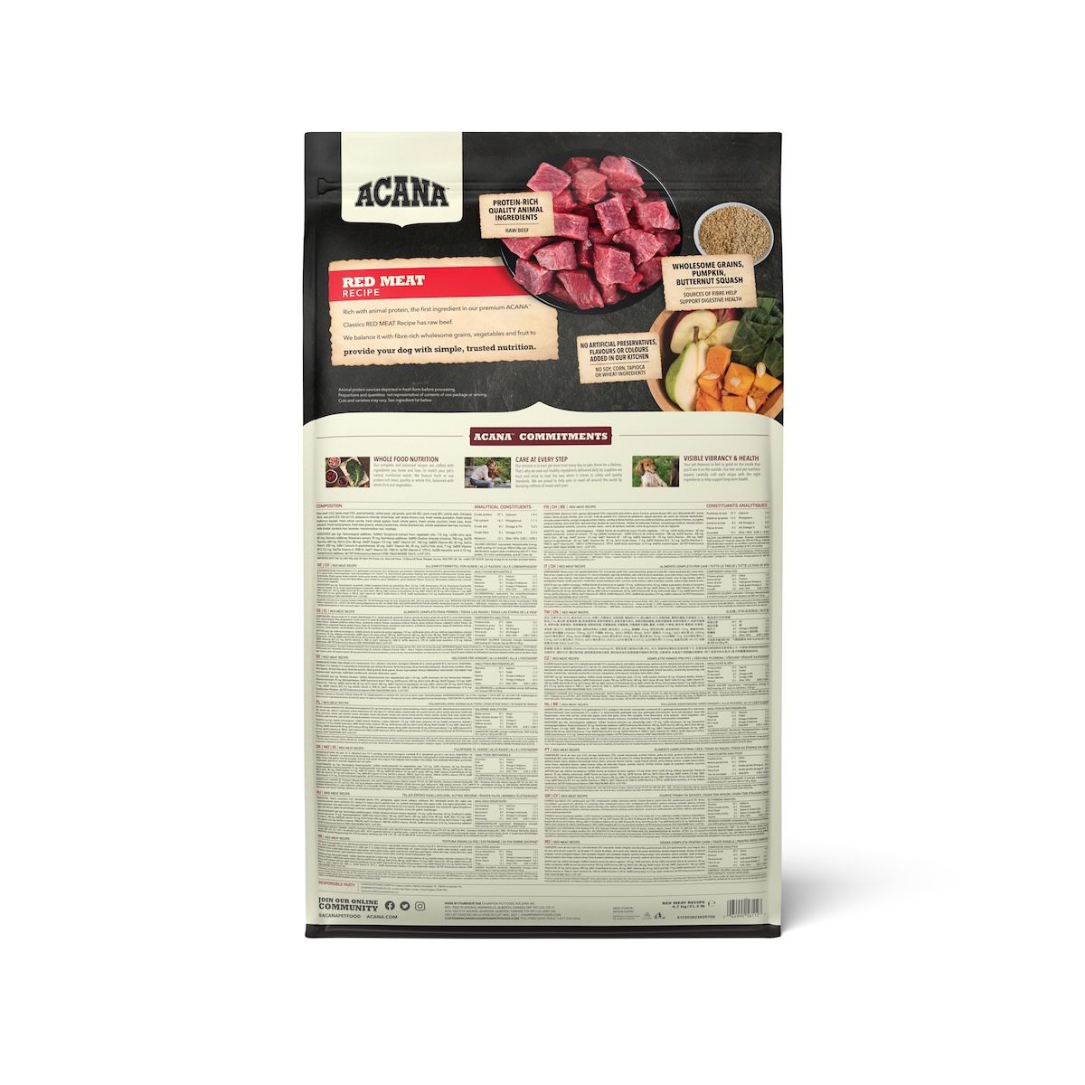Acana Dog Classics Red Meat Recipe | 2 x 9,7 kg