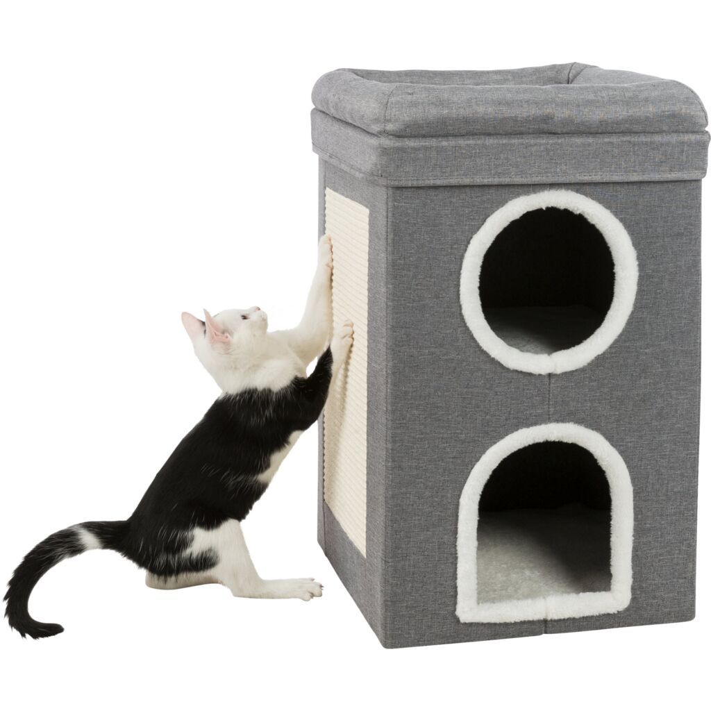 TRIXIE Cat Tower Saul, grau | 64 cm