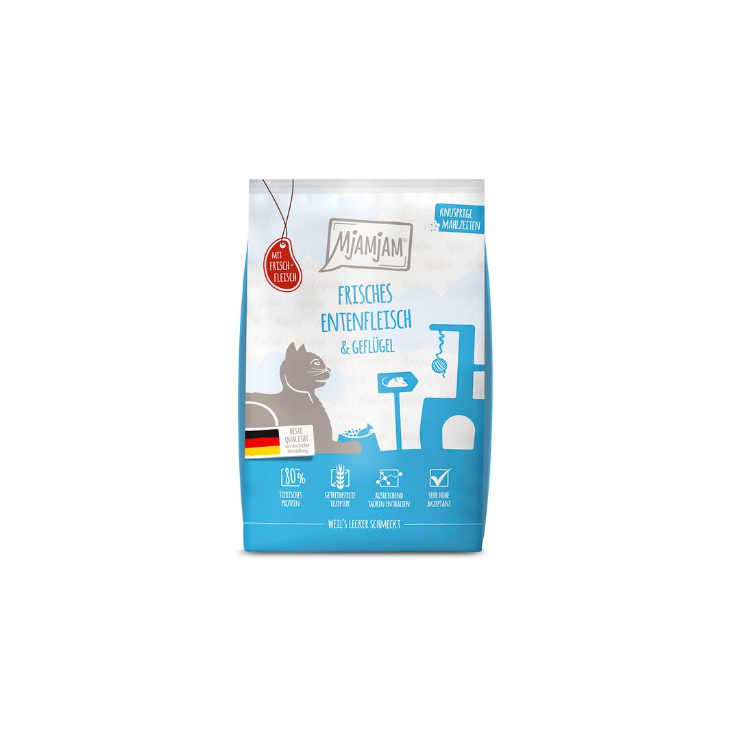 MjAMjAM - Knusprige Mahlzeiten - Frisches Entenfleisch & Geflügel | 4 x 1.5 kg