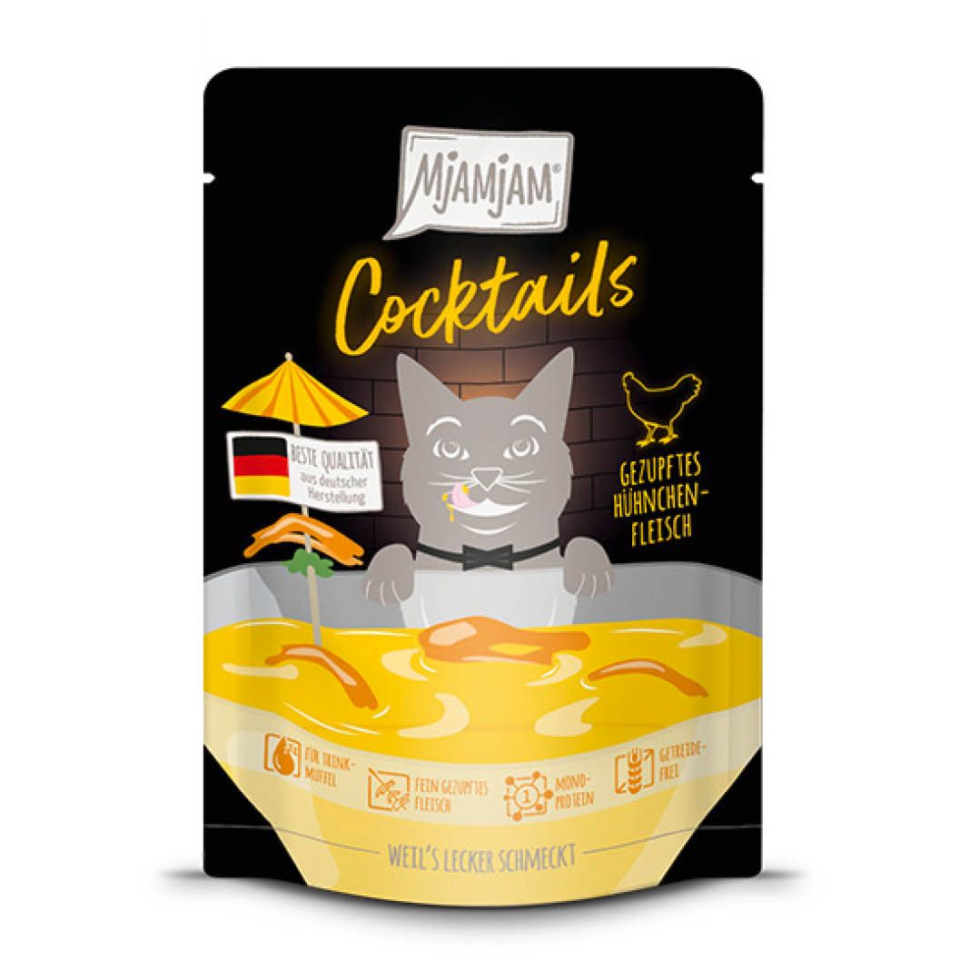 MjAMjAM - Cocktails - Gezupftes Hühnchenfleisch | 20 x 40 g