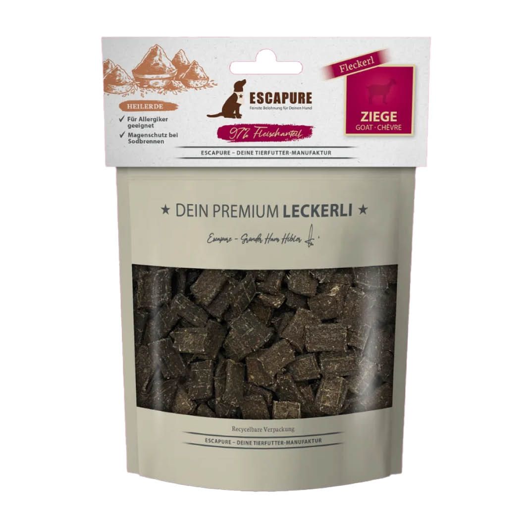 Escapure Fleckerl mit Heilerde Ziege | 6 x 150 g | 6 x 150 g | 1esca0050