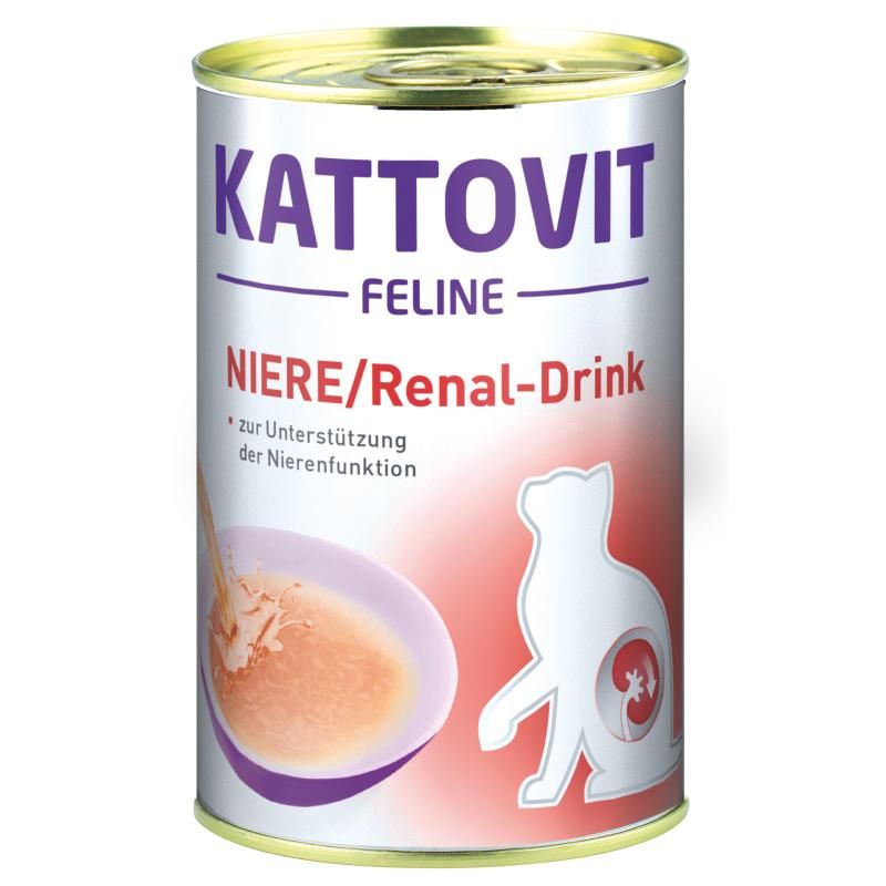 Kattovit Drinks - Niere/Renal - Drink mit Huhn | 24 x 135 ml