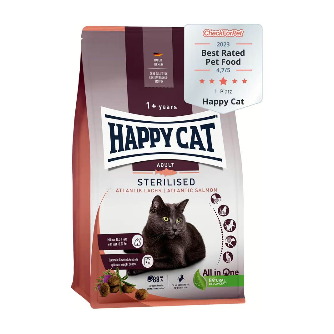 Happy Cat Sterilised Adult Atlantik Lachs | 6 x 300 g