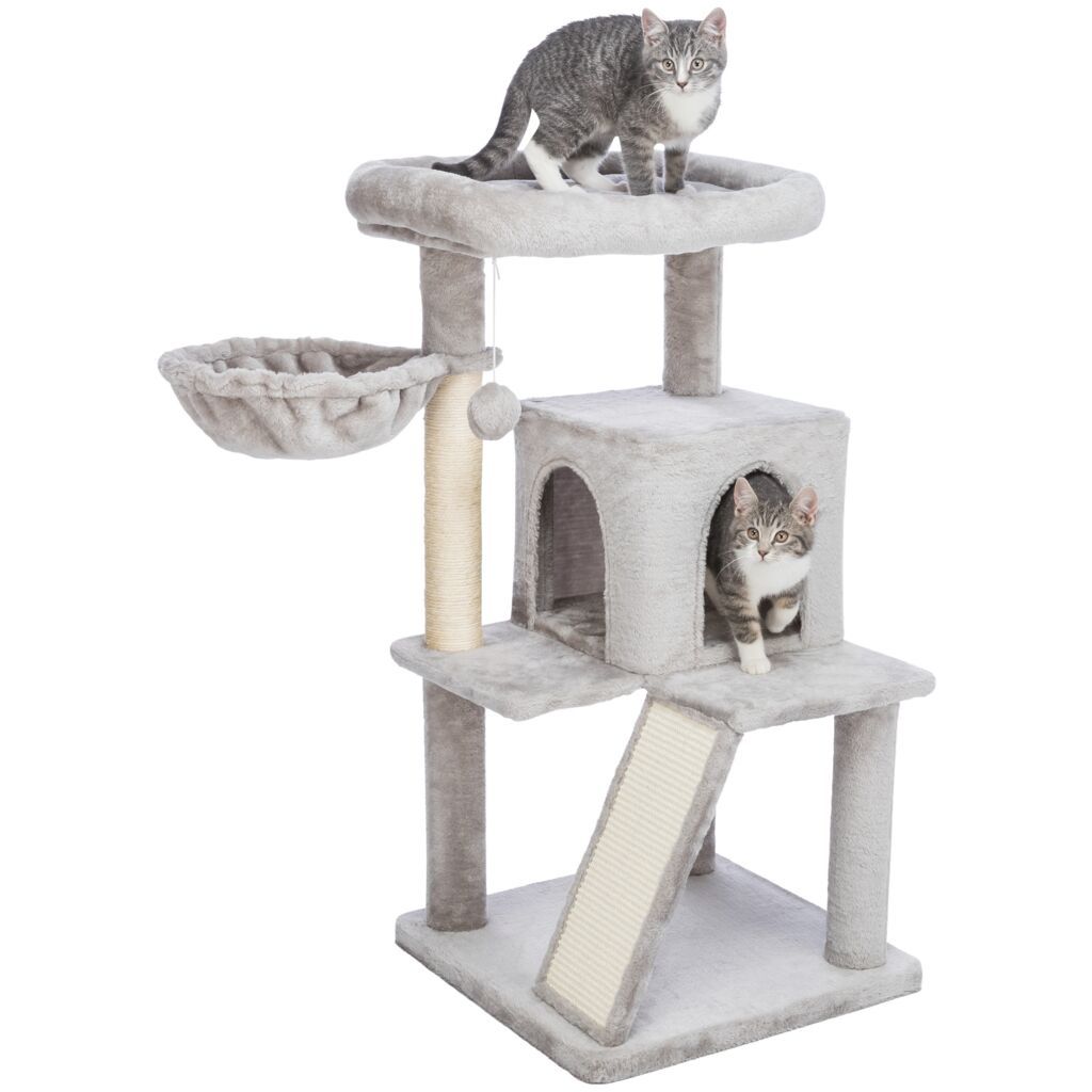 TRIXIE Junior Kratzbaum Pepito, grau | 98 cm
