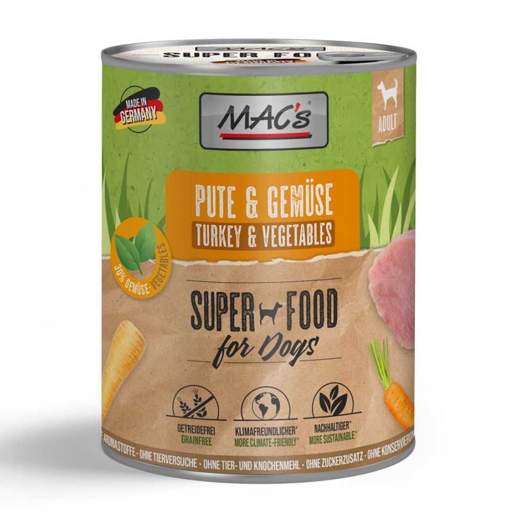 MAC's - Dog - Pute & Gemüse | 6 x 800 g