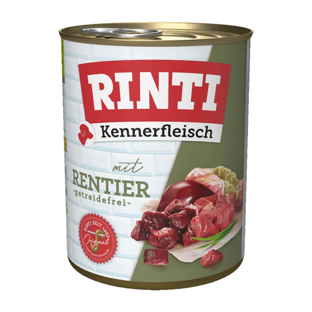 Rinti Kennerfleisch Rentier | 12 x 800 g
