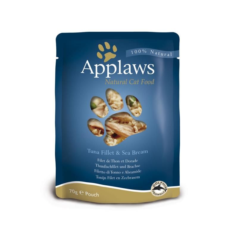 Applaws Pouch Thunfischfilets & Dorade | 12 x 70 g