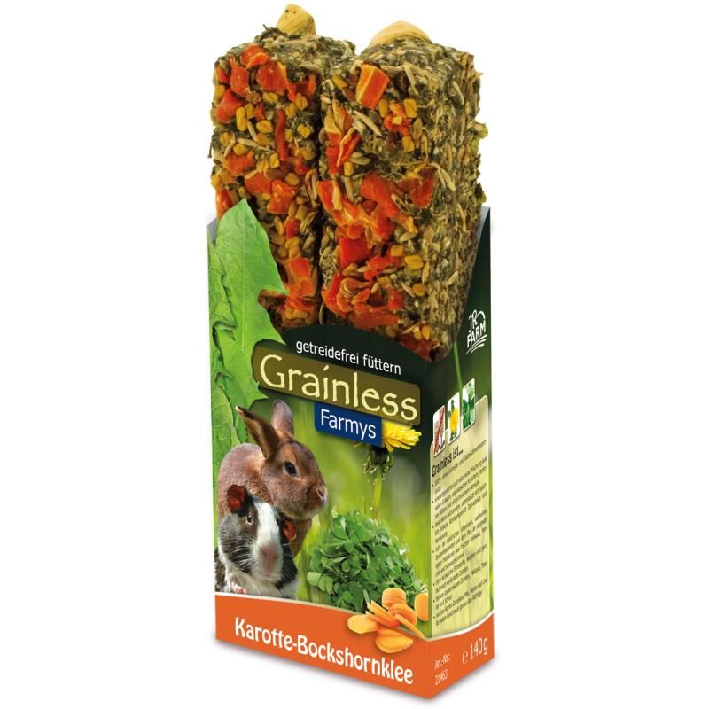 JR Farm Grainless Farmys Karotte-Bockshornklee | 8 x 140 g