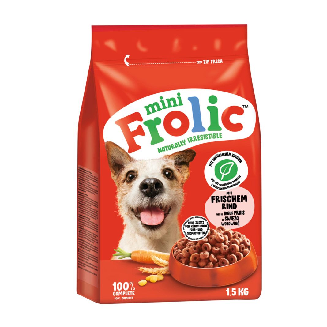 Frolic Mini Complete mit frischem Rind | 1,5 kg
