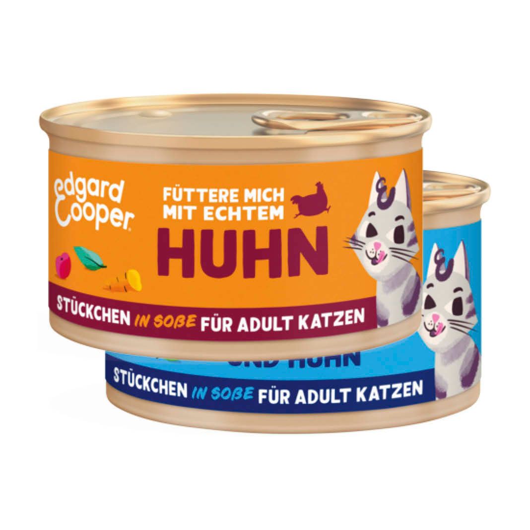 Edgard & Cooper Cat Stückchen in Sauce - 18 x 85 g
