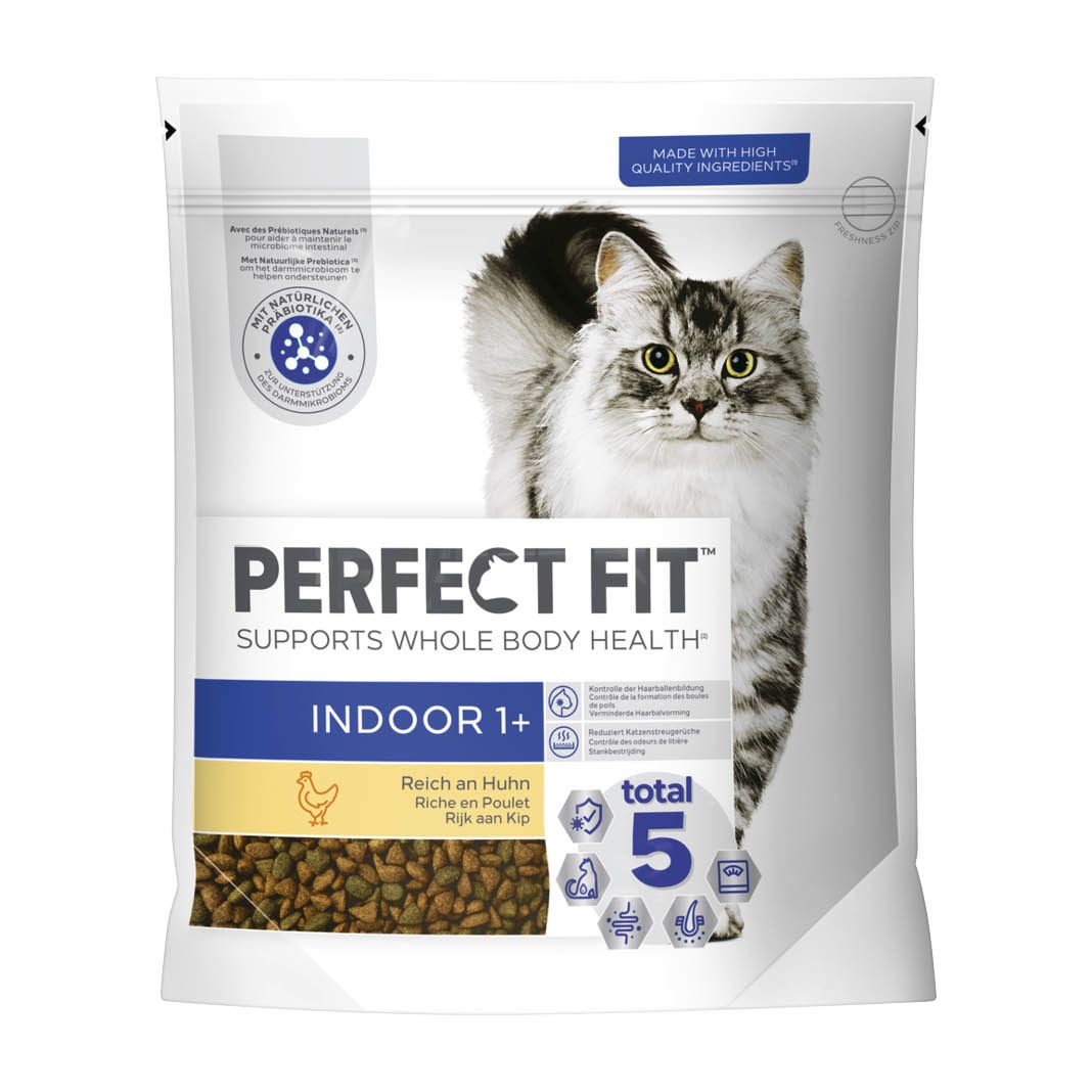 PERFECT FIT Katze Beutel Indoor 1+ mit Huhn | 1,4 kg | 1,4 kg | perf0022