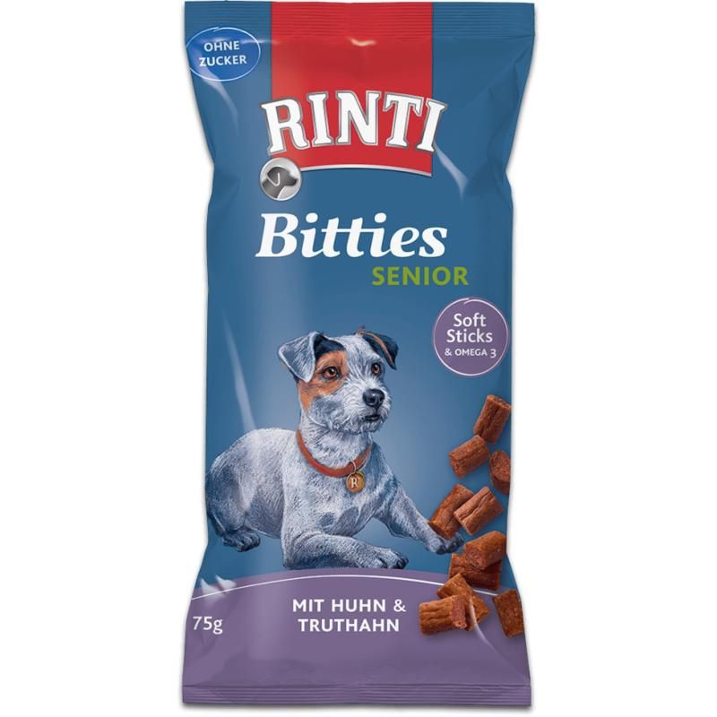 Rinti Extra Bitties Senior mit Huhn & Truthahn | 75 g