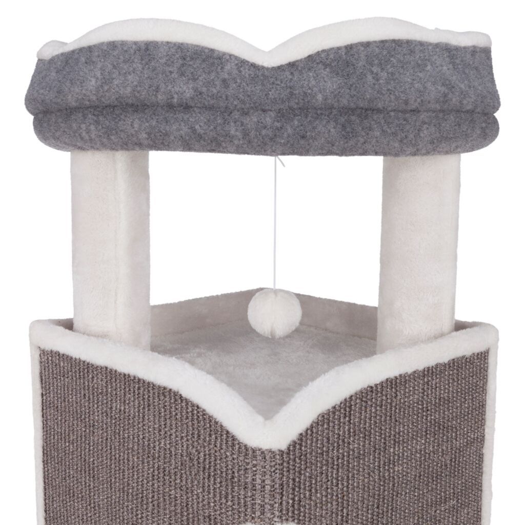 TRIXIE Cat Tower Arma, grau/weiß | 98 cm