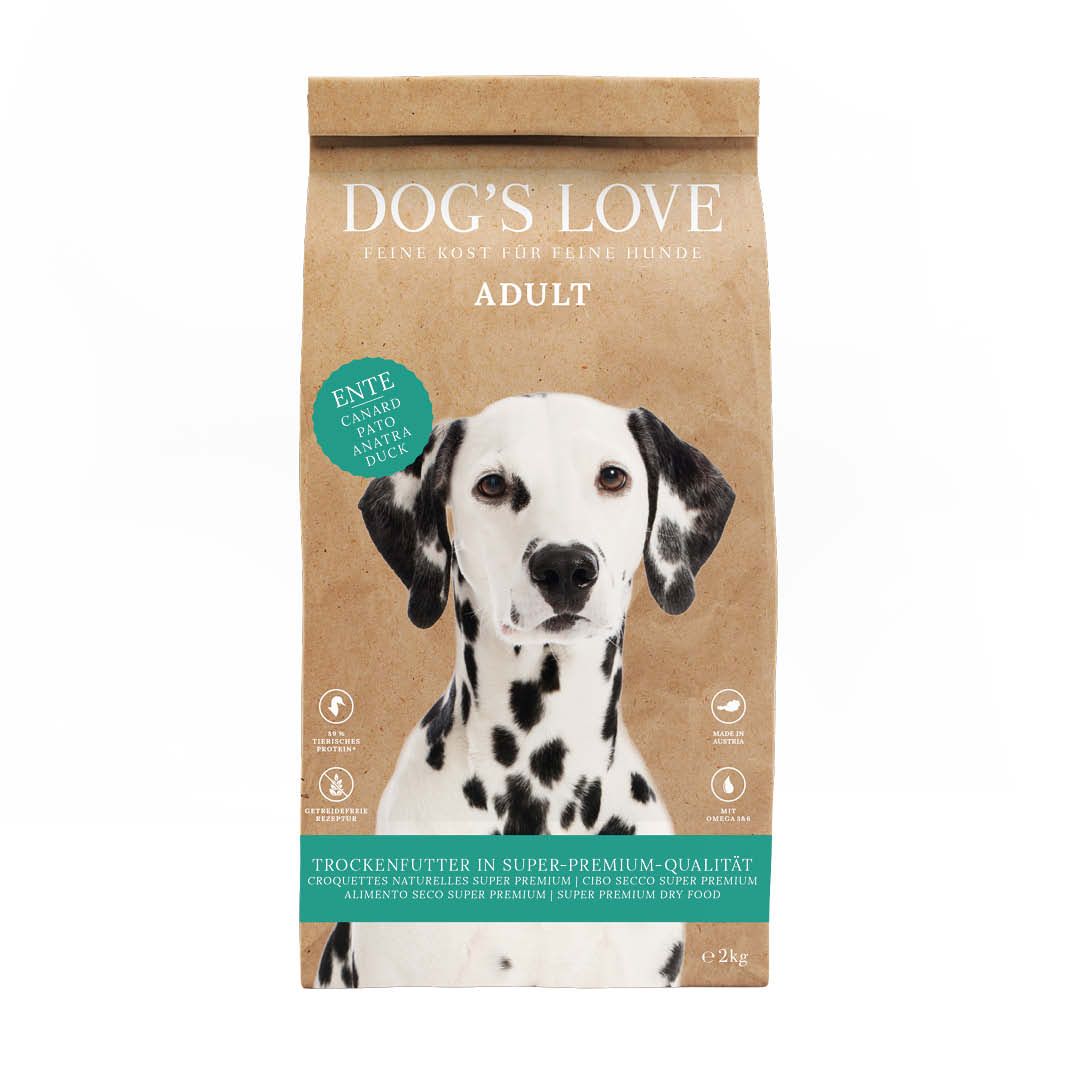 DOG'S LOVE TROCKEN Ente | 4 x 2 kg