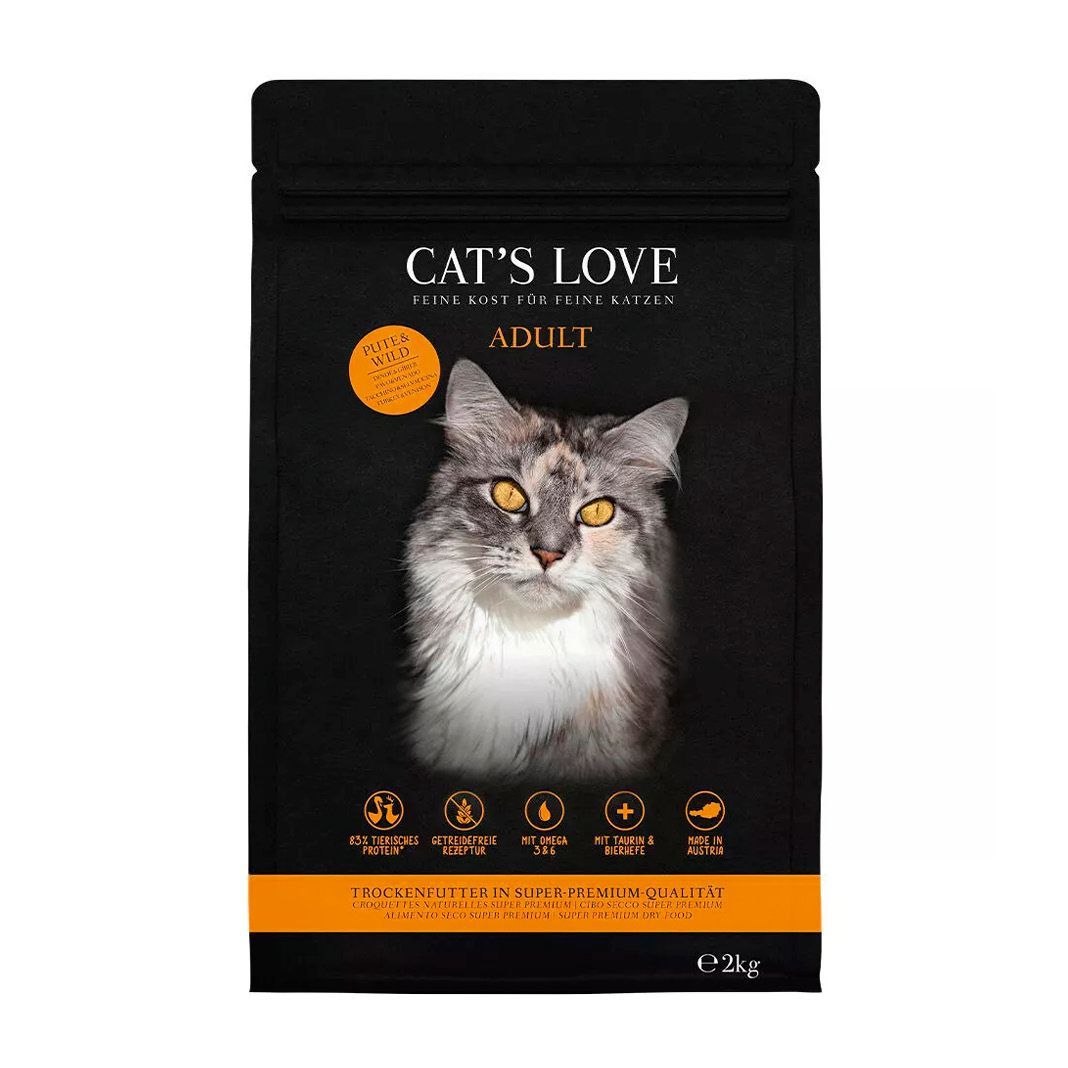 CAT'S LOVE TROCKEN ADULT Pute & Wild