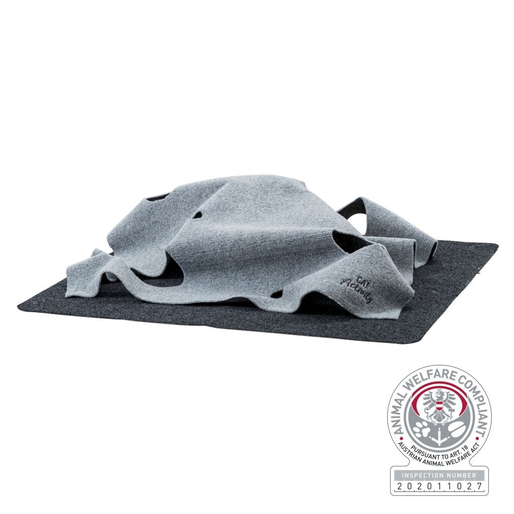 TRIXIE Cat Activity Adventure Carpet, Polyester/TPR | 99 x 99 cm