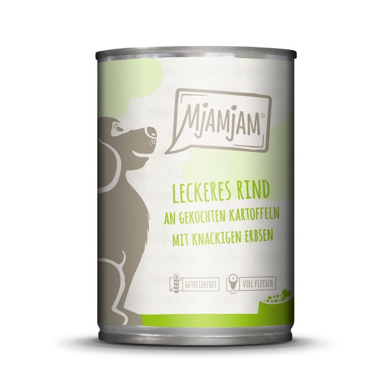 MjAMjAM Dog - Junior - Saftiges Hühnchen mit Ei | 6 x 800 g