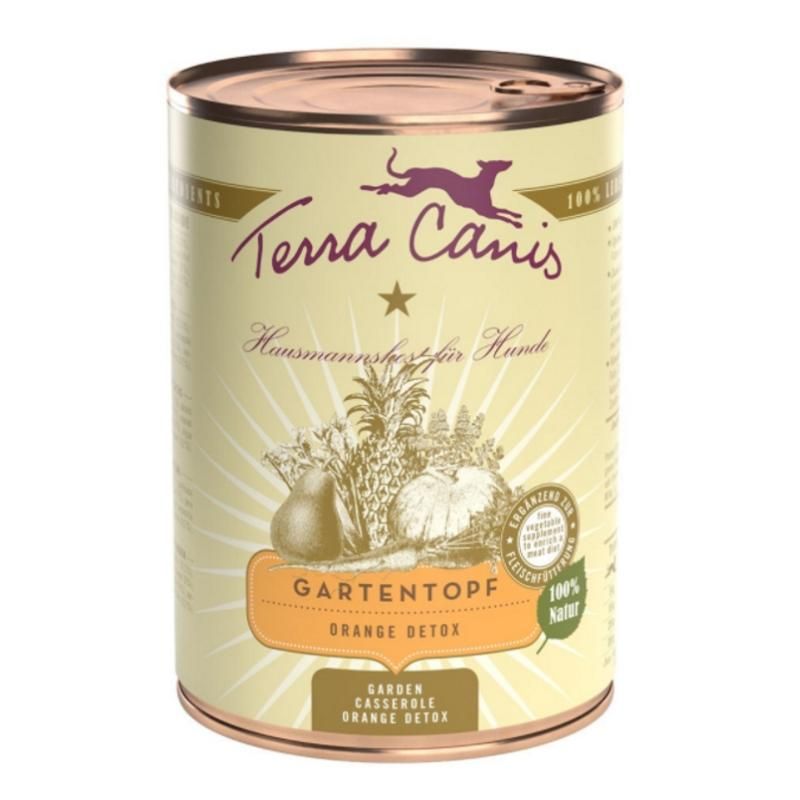 Terra Canis Gartentopf - Orange Detox | 12 x 400 g