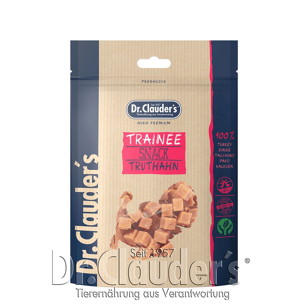 Dr. Clauder's Trainee Snack Truthahn | 10 x 80 g