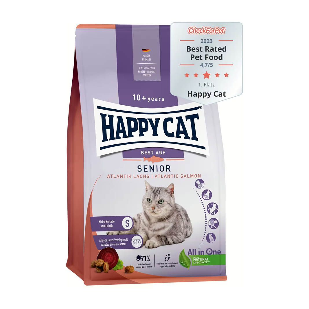 Happy Cat Senior Atlantik Lachs | 6 x 300 g